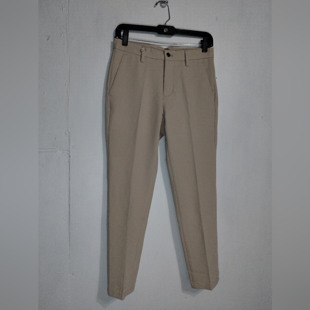 Cardier Lee Man Men's Tailored Chino Pants - Khaki Size (29)